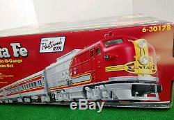 LIONEL 6-30178 Santa Fe Chief Ready-To-Run O-Gauge Train Set WithRail Sounds RARE