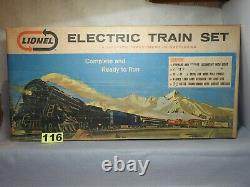 LIONEL O/027 #19500 TRAIN SET, COMPLETE, EXCELLENT, READY TO RUN, WithSET BOX