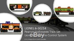 LIONEL PEANUTS HALLOWEEN LionChief TRAIN SET ready-to-run steam engine 6-30214