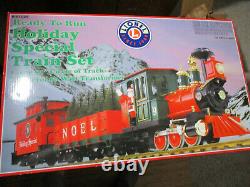 LIonel Holiday Special Train Set G-Scale 8-81029 Complete Ready to Run Beauty