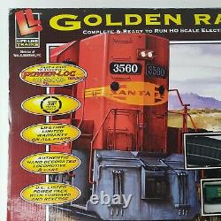 Life Like 38 ORIGINAL GOLDEN RAILS Train Set HO Complete Ready To Run SEALED