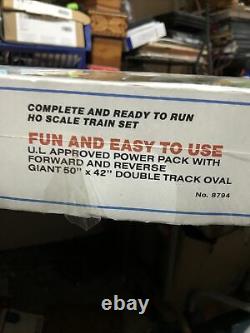 Life Like Mountain Run Electric Train Set 8794 Union Pacific 2047 Ready To Run
