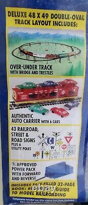 Life-Like Trains Diesel Master HO Scale Electric Train Set Ready to Run NEW