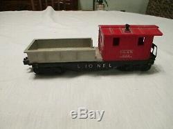 Lionel 4 Car Work Train, Complete And Ready To Run Set. 027 Scale. Excellent