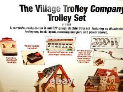 Lionel #6-11809 Village Trolley Co. Trolley Set-RTR-027 Gauge- New w Box &Instrs