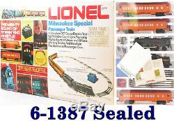 Lionel 6-1387 Milwaukee Special Ready-To-Run Pass. Starter Set 1973 C10 Sealed