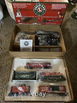 Lionel 6-21944 Ready To Run 0-27 Christmas Train Set Musical Boxcar 12 songs