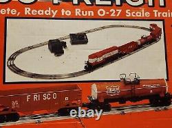 Lionel 6-21972 Frisco Freight Set Ready to Run O-27 Scale Train GP7 Locomotive