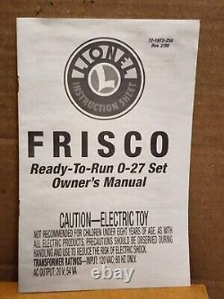 Lionel 6-21972 Frisco Freight Set Ready to Run O-27 Scale Train GP7 Locomotive