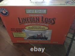 Lionel 6-30106 Great Western Lincoln Logs Ready to run play set