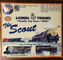 Lionel 6-30127 The Scout Train Set MIB 2012 Ready to Run Smoke Whistle