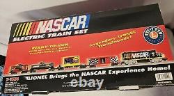 Lionel 7-11004 NASCAR O-Gauge Ready-To-Run Train Set Brand New In Box