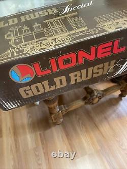 Lionel 8-81000 Gold Rush Special G-SCALE Ready-To-Run Set 1987 Tested