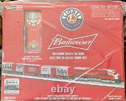 Lionel BUDWEISER DELIVERY LIONCHIEF ET44 Ready to Run Set #2023030 O Scale