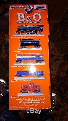 Lionel B&O Capitol Freight Set Ready To Run 0-Gauge Electric Train Set 7-1115