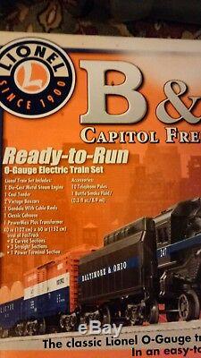 Lionel B&O Capitol Freight Set Ready To Run 0-Gauge Electric Train Set 7-1115