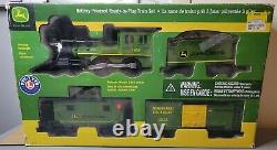 Lionel Battery Powered Ready to Run John Deere Train Set Discontinued Working