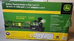 Lionel Battery Powered Ready to Run John Deere Train Set Discontinued Working