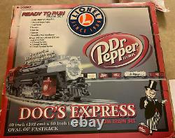 Lionel Dr. Pepper Doc's Express Custom Train Set (ready To Run) O Scale