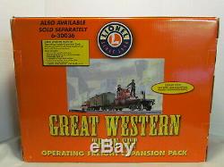 Lionel GREAT WESTERN # 6-30034 Train Set READY TO RUN + Lincoln Logs New IOB