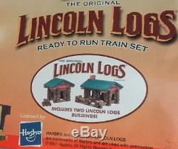 Lionel Great Western Lincoln Logs Ready To Run Train Set 6-30106 New