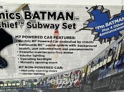 Lionel LionChief 6-81475 DC Comics Batman ready-to-run M7 subway set NIB