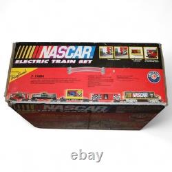 Lionel Nascar Electric Train Set 7-11004 Ready-To-Run With FasTrack Series