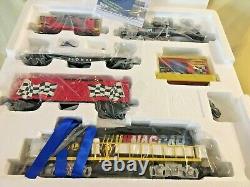 Lionel O Gauge NASCAR Ready-To-Run train set with TRAIN SOUNDS NEW IN BOX
