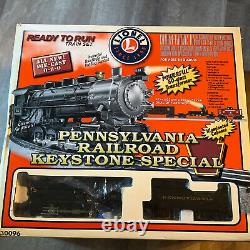 Lionel Pennsylvania Flyer Diecast Ready To Run Train Set 2008 Fastrack O Gauge