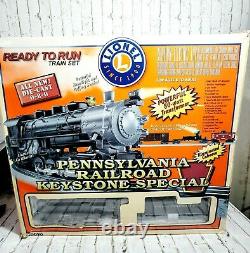 Lionel Pennsylvania Flyer Diecast Ready To Run Train Set 2008 Fastrack O Gauge