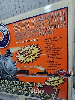 Lionel Pennsylvania Flyer Diecast Ready To Run Train Set 2008 Fastrack O Gauge