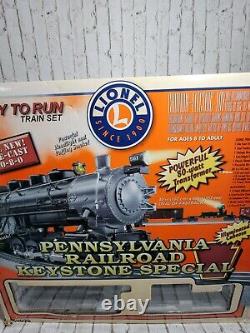 Lionel Pennsylvania Flyer Diecast Ready To Run Train Set 2008 Fastrack O Gauge