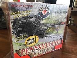Lionel Pennsylvania Flyer Lighted Whistle Steam Ready To Run Train Set 6-30018