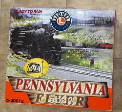 Lionel Pennsylvania Flyer Train Set 6-30018 NEW Factory Sealed Nice Box O Guage