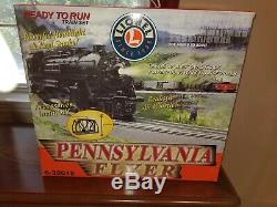 Lionel Pennsylvania Flyer Train Set 6-30018 Ready To Run 4-4-2 Steam Loco. #1645