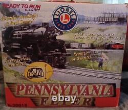 Lionel Pennsylvania Flyer Train Set 6-30018 Smoke & Air Whistle O Gauge L/n