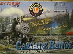 Lionel Ready to Run # 6-30021 Cascade Range Logging Loco + 4 car Train Set IOB