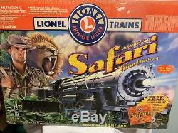 Lionel Safari Adventure Ready To Run O Gauge Train Set & Steam Engine 7-21904