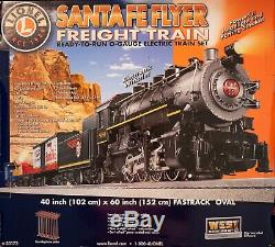 Lionel Santa Fe Flyer Freight Train Set Ready to Run O-Gauge Electric Train Set