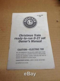 Lionel Train 6-21944 Ready To Run 0-27 Christmas Set Electric Musical In Box