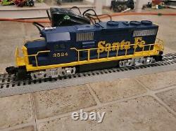 Lionel Train Set, O gauge, Ready to Run, Diesel Engine, Santa Fe