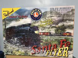 Lionel Train Set Santa Fe Flyer, O Gauge 6-31958 Rail Sounds, Ready to Run