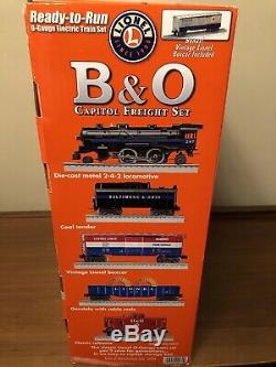 Lionel Train Track Set B&O Capitol Freight Set Ready to Run 7-11151 O Guage