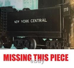 Lionel Trains New York Central Ready-to-run Electric 0-gauge Set Missing Tender