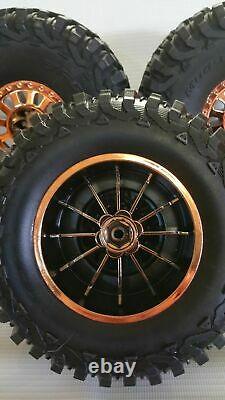 Losi 1/10 Lasernut U4 4WD Brushless RTR Front and Rear Tire/Wheels Set (5)