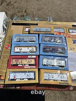 MANTUA SUPER BOWL EXPRESS READY-TO-RUN TRAIN SET NFL CERTIFIED +9 Extra cars