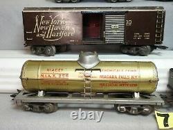 MARX O GAUGE #25000 STEAM LOCOMOTIVE FREIGHT TRAIN SET WithSET BOX, READY TO RUN