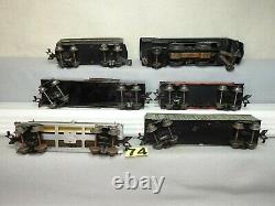 MARX O GAUGE #25000 STEAM LOCOMOTIVE FREIGHT TRAIN SET WithSET BOX, READY TO RUN