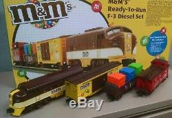 MTH 30-4190-0 M&M's F3 Ready-To-Run Freight Train Set (2008) LN