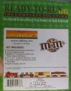 MTH 30-4190-0 M&M's F3 Ready-To-Run Freight Train Set (2008) LN